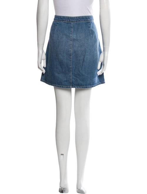 L'Agence Braided Accents Mini Skirt