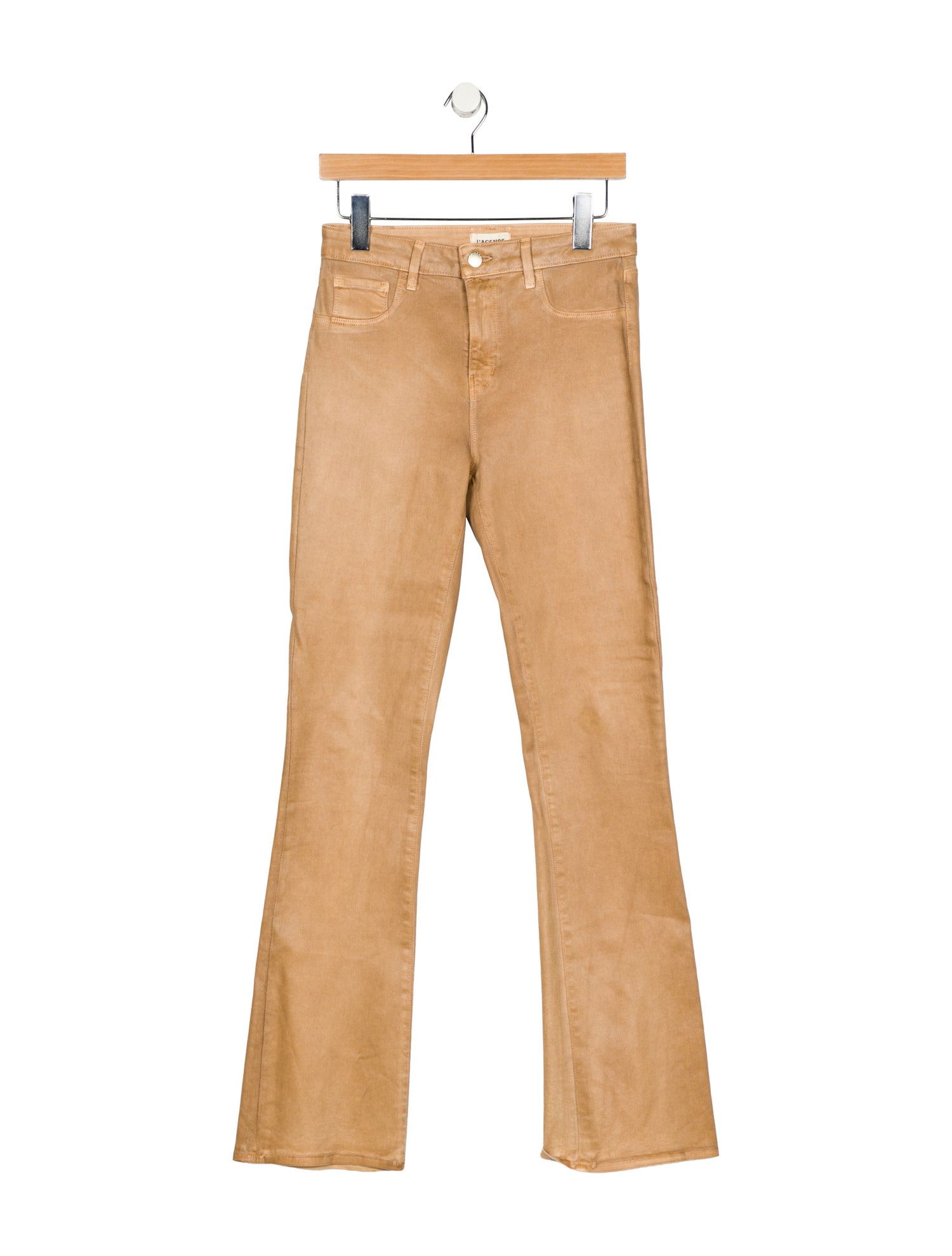 L'Agence Mid-Rise Straight Leg Jeans