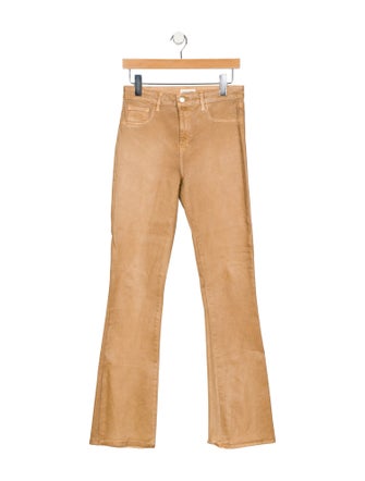 L'Agence Mid-Rise Straight Leg Jeans