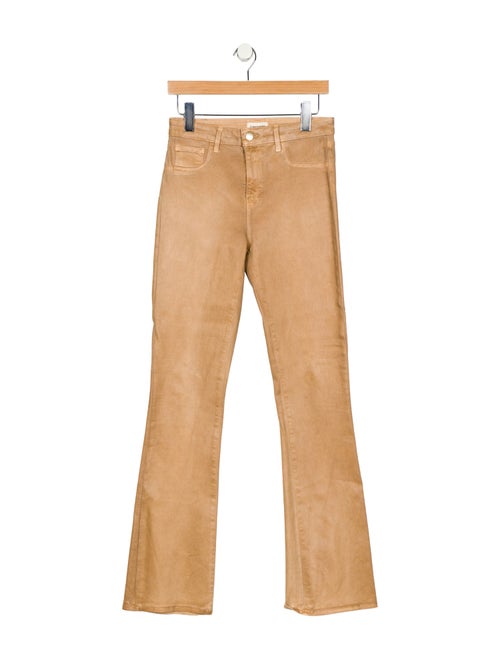 L'Agence Mid-Rise Straight Leg Jeans