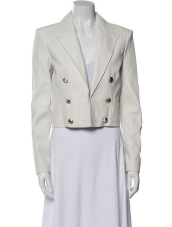 L'Agence Lamb Leather Bolero