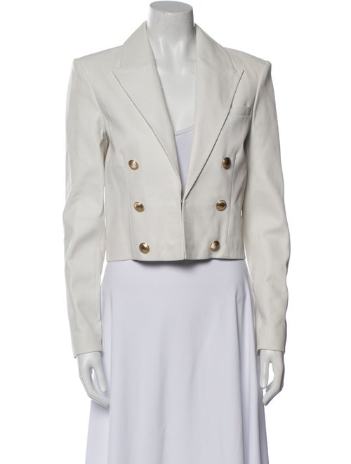 L'Agence Lamb Leather Bolero