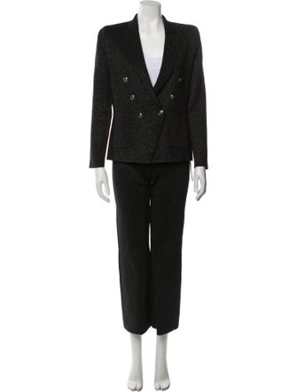 L'Agence Glitter Accents Pantsuit