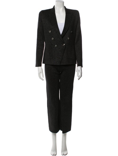 L'Agence Glitter Accents Pantsuit