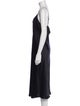 L'Agence Silk Midi Length Dress
