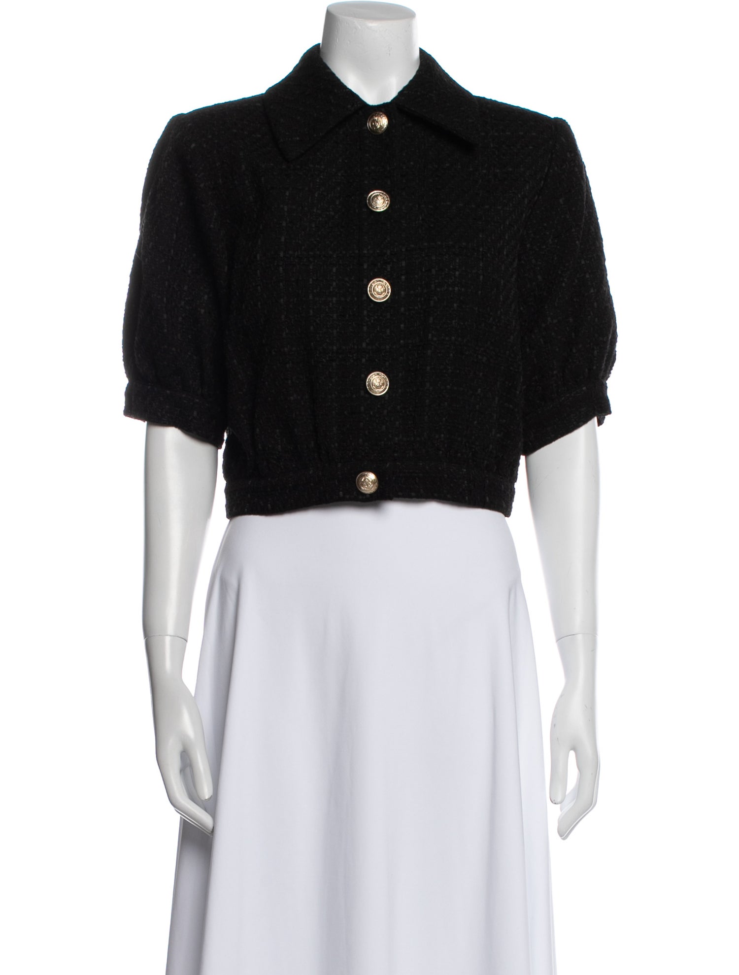 L'Agence Tweed Pattern Bolero w/ Tags