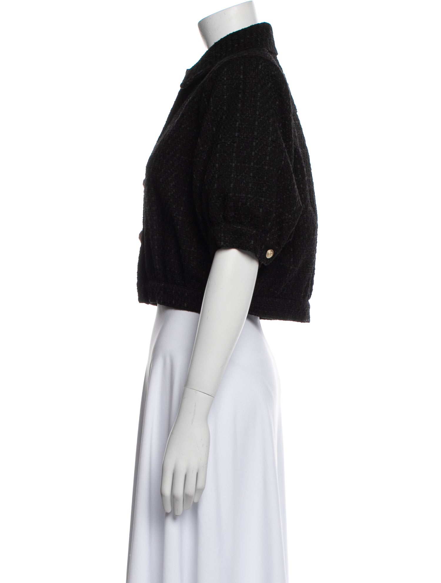 L'Agence Tweed Pattern Bolero w/ Tags