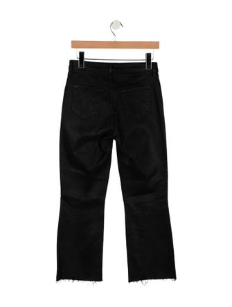 L'Agence Mid-Rise Wide Leg Jeans