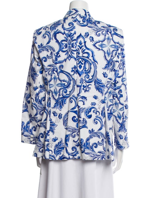 L'Agence Floral Print Blazer