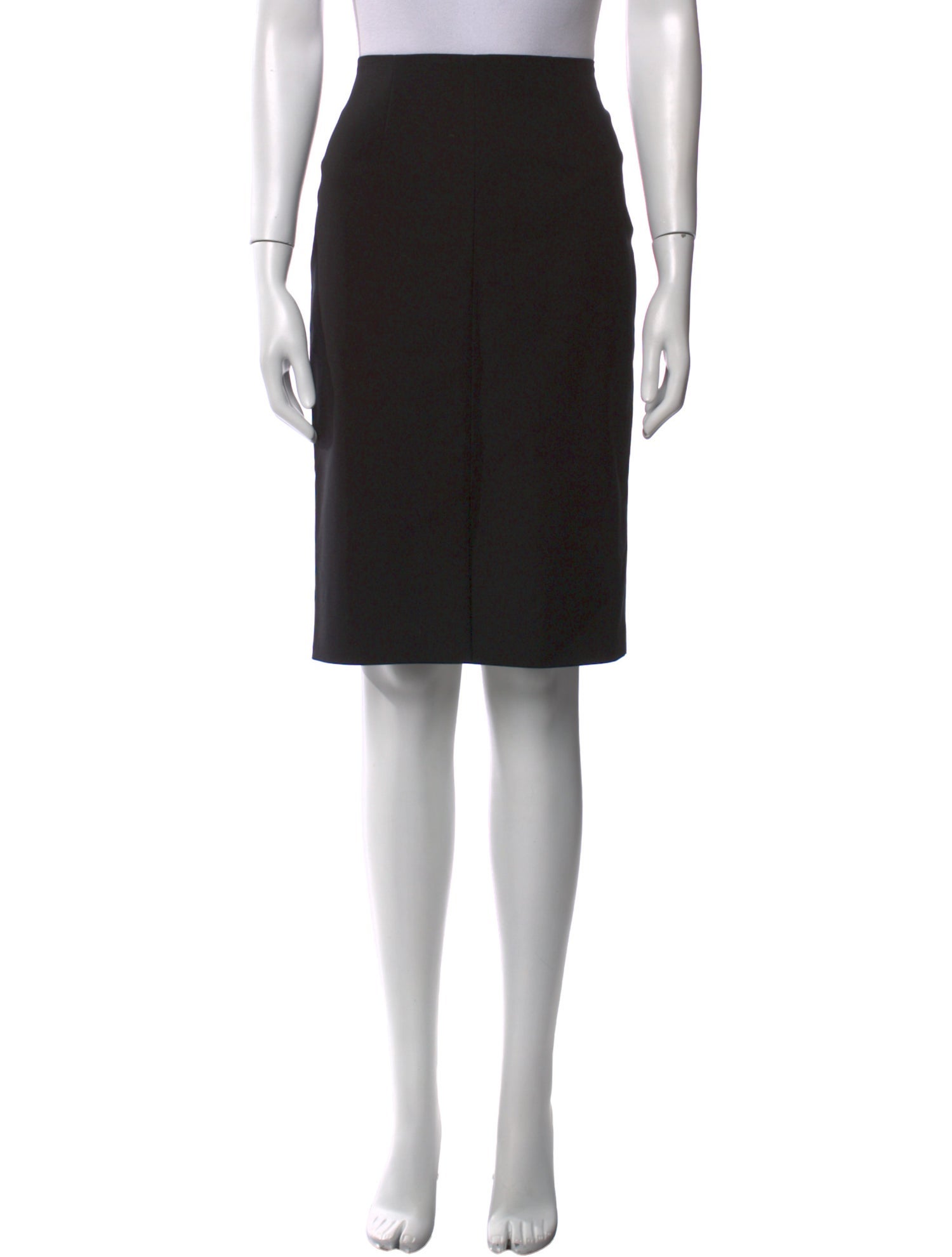 L'Agence Silk Knee-Length Skirt