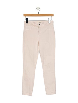 L'Agence Mid-Rise Straight Leg Jeans
