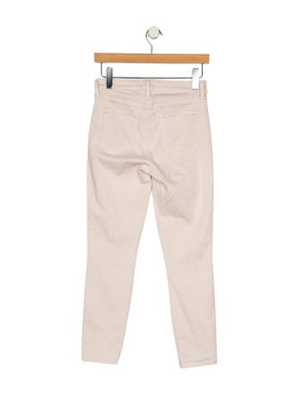 L'Agence Mid-Rise Straight Leg Jeans