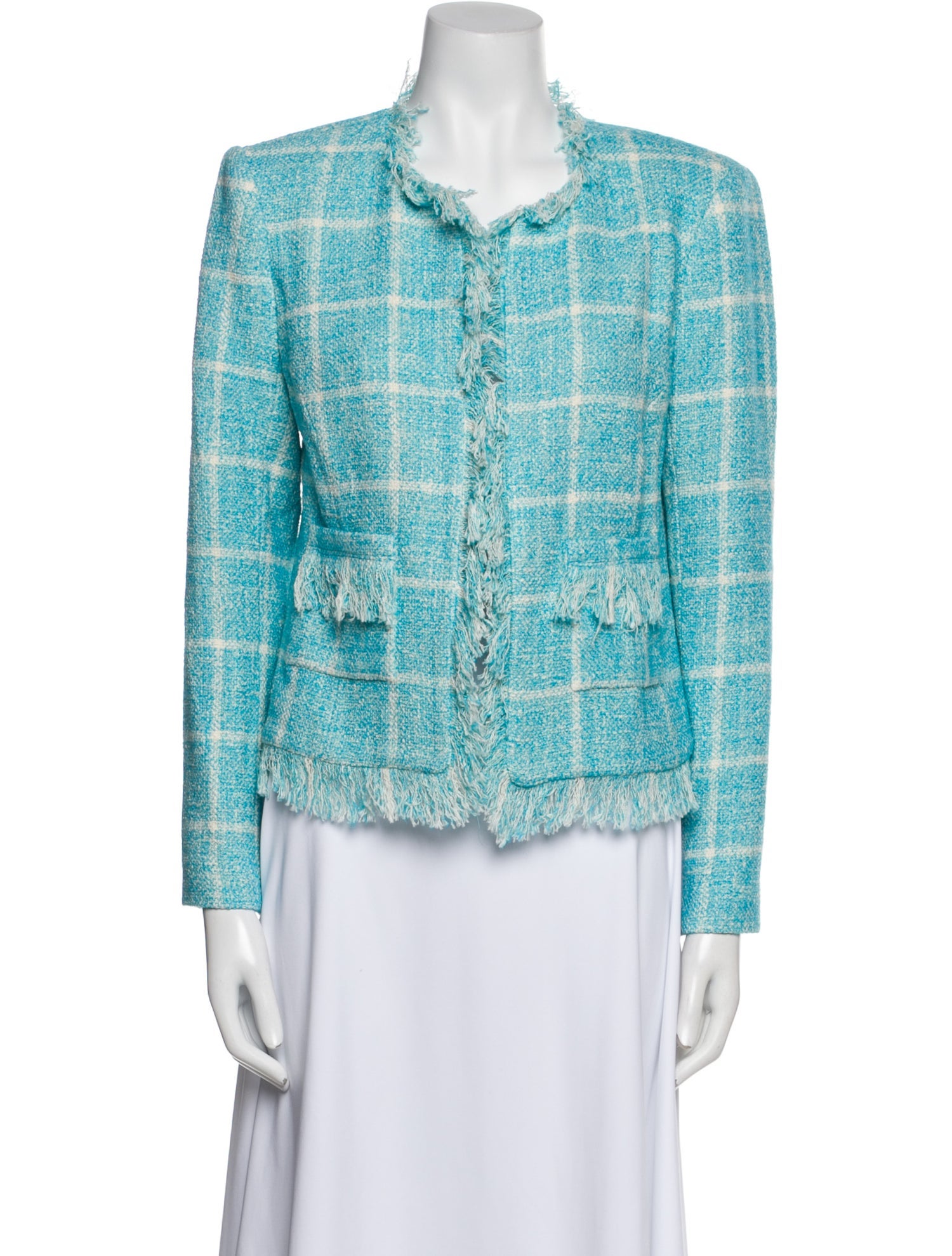 L'Agence Tweed Pattern Evening Jacket w/ Tags