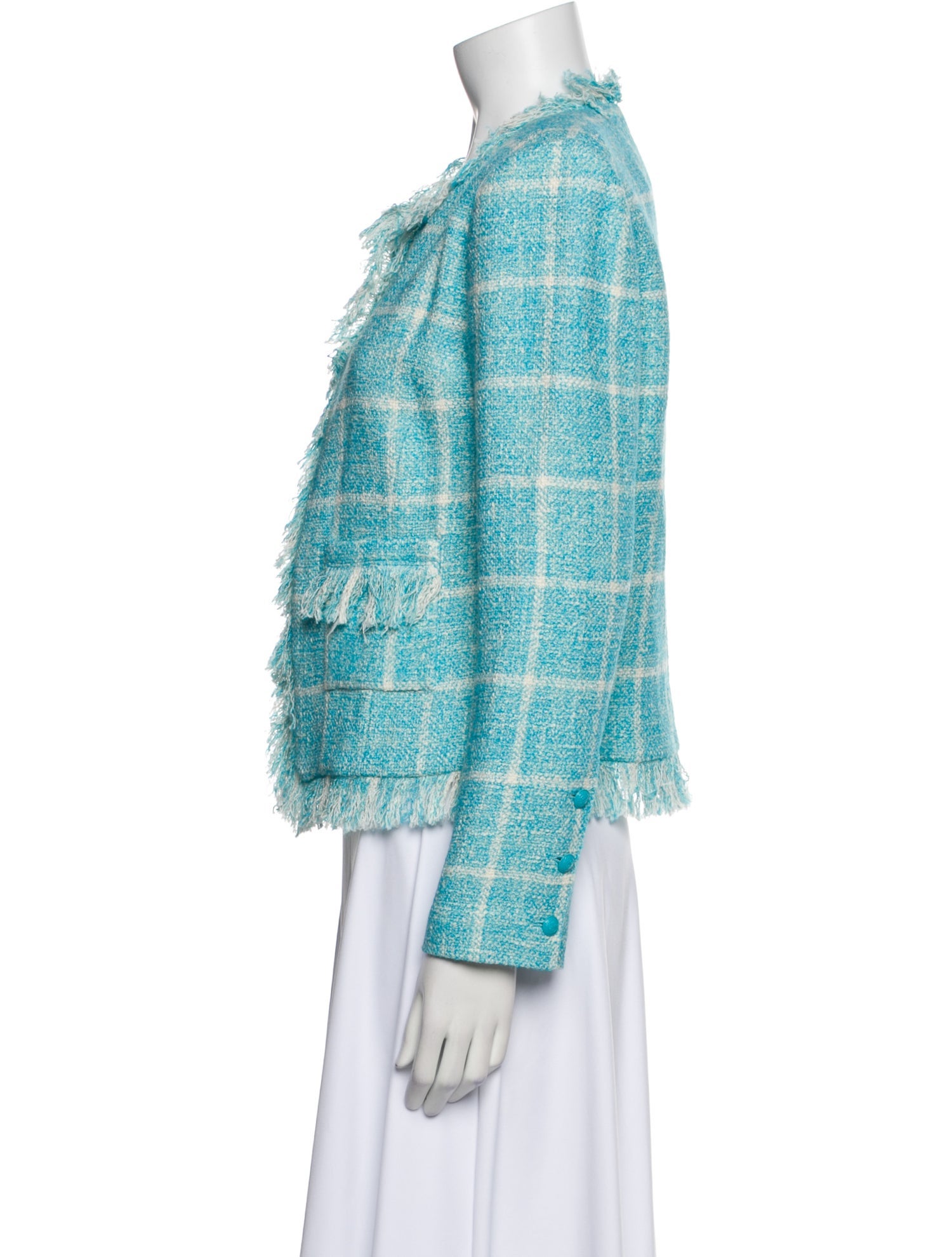 L'Agence Tweed Pattern Evening Jacket w/ Tags