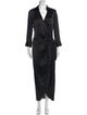 L'Agence Silk Long Dress
