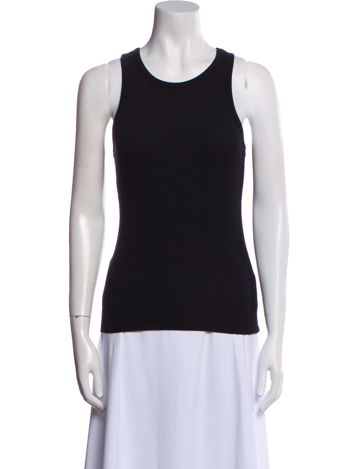 L'Agence Scoop Neck Sleeveless Top