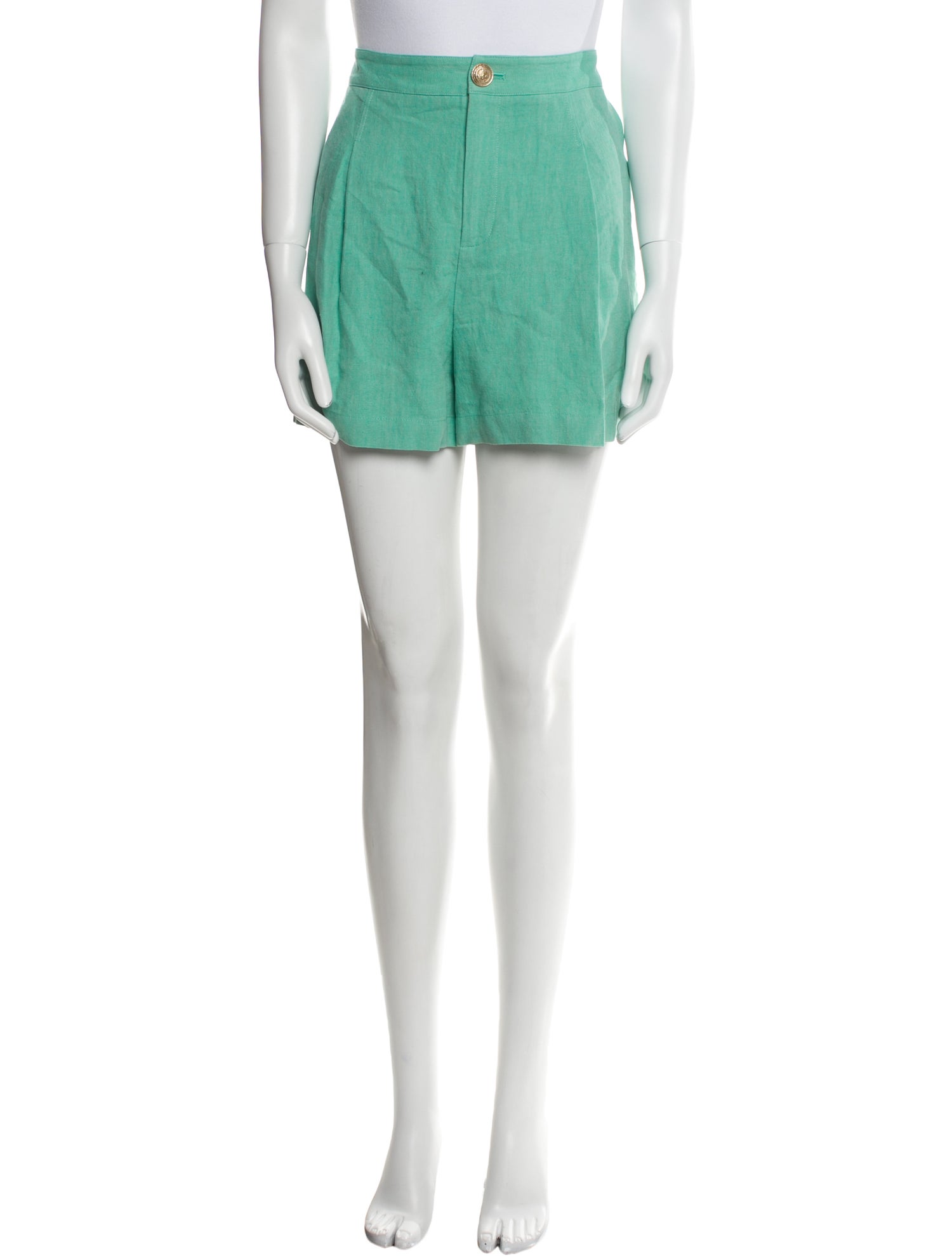L'Agence Linen Mini Shorts