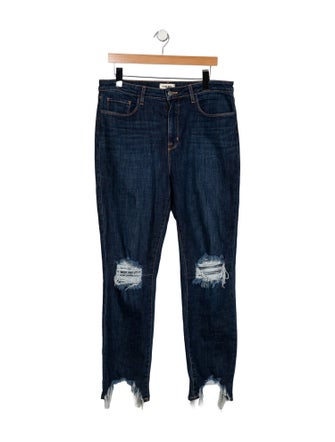L'Agence High-Rise Straight Leg Jeans