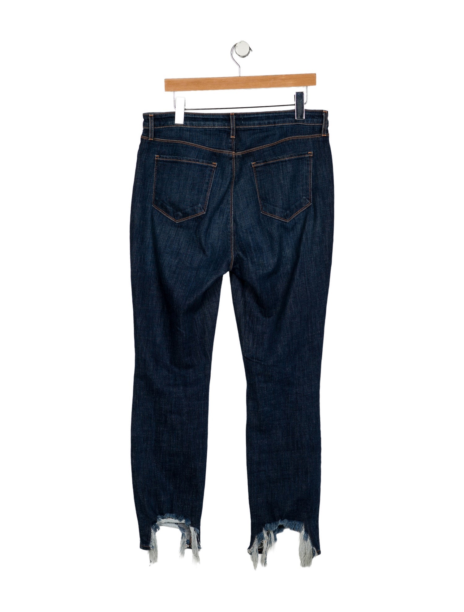L'Agence High-Rise Straight Leg Jeans