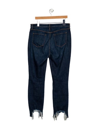 L'Agence High-Rise Straight Leg Jeans