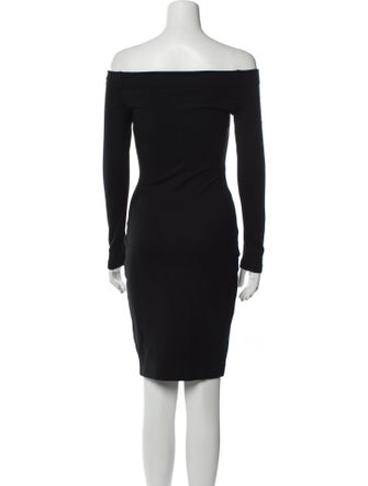 L'Agence Off-The-Shoulder Mini Dress