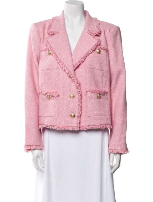 L'Agence Tweed Pattern Blazer