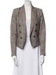 L'Agence Plaid Print Blazer