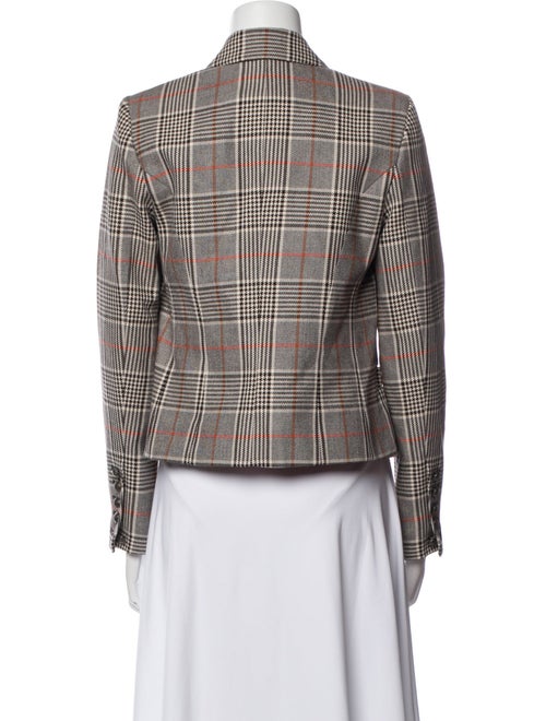 L'Agence Plaid Print Blazer