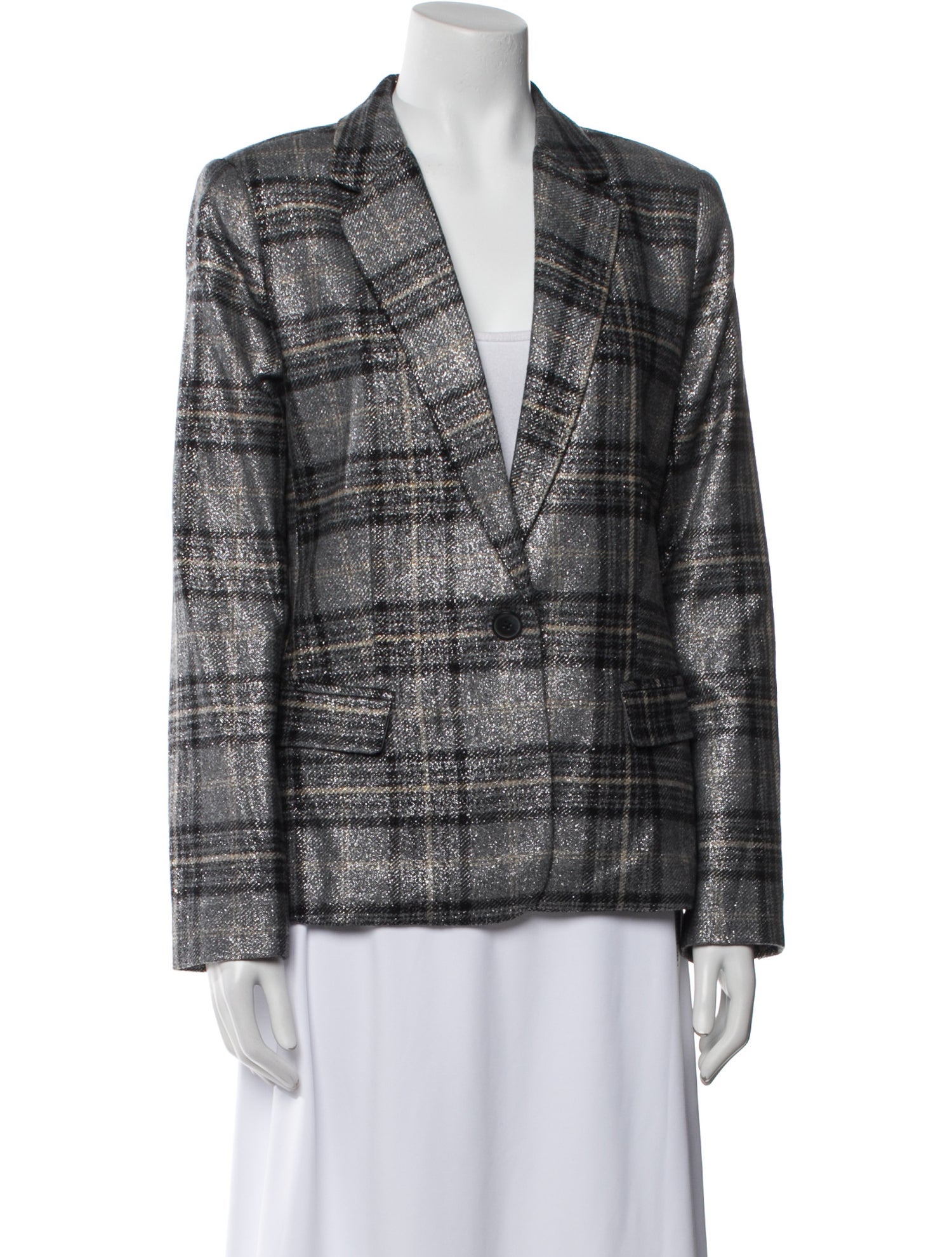 L'Agence Wool Tweed Pattern Blazer w/ Tags