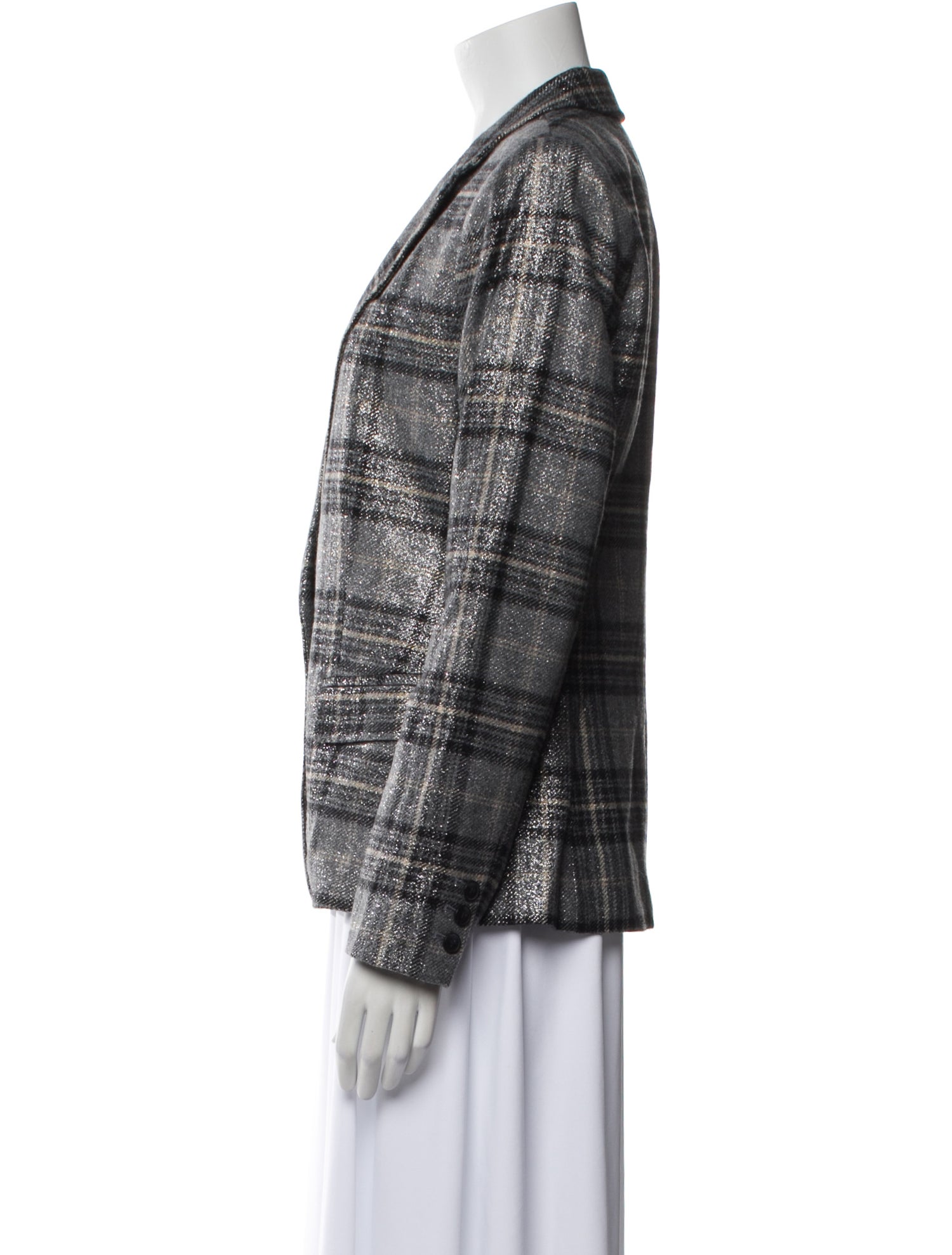 L'Agence Wool Tweed Pattern Blazer w/ Tags