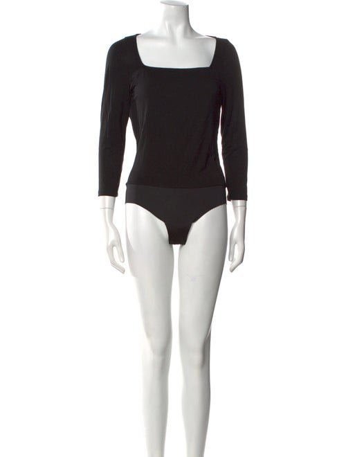 L'Agence Silk Square Neckline Bodysuit