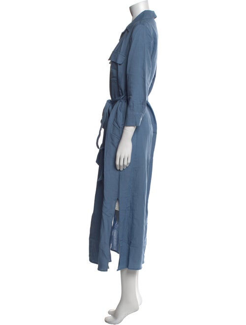 L'Agence Linen Long Dress