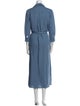 L'Agence Linen Long Dress