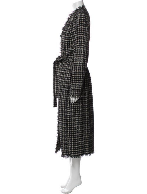 L'Agence Houndstooth Print Coat