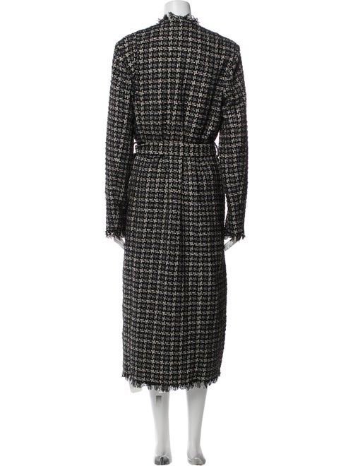 L'Agence Houndstooth Print Coat