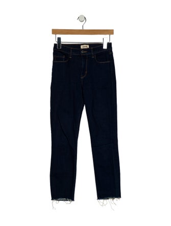 L'Agence High-Rise Straight Leg Jeans
