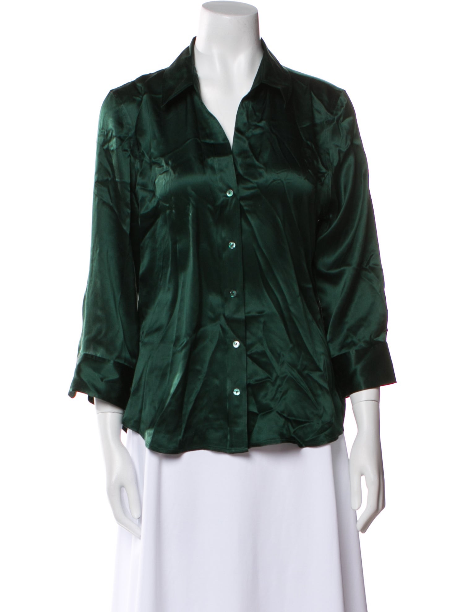 L'Agence Silk Printed Blouse