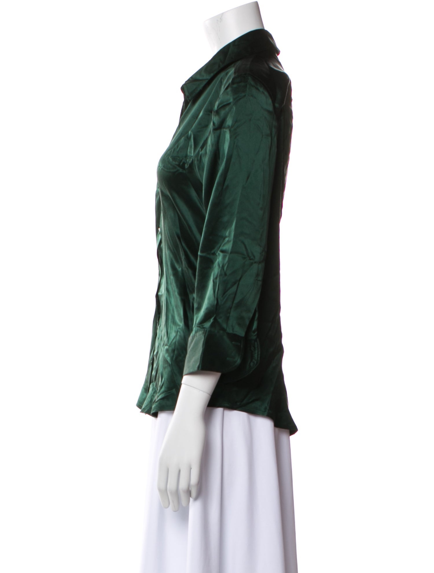 L'Agence Silk Printed Blouse