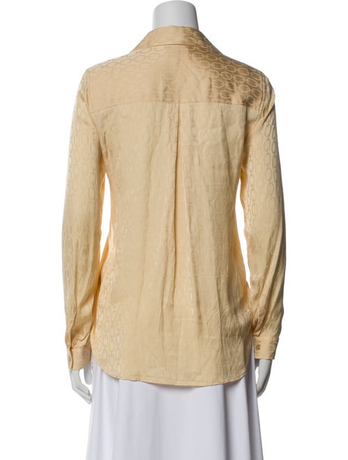 L'Agence Long Sleeve Button-Up Top