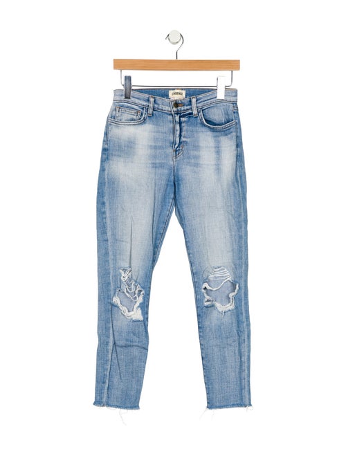 L'Agence High-Rise Straight Leg Jeans