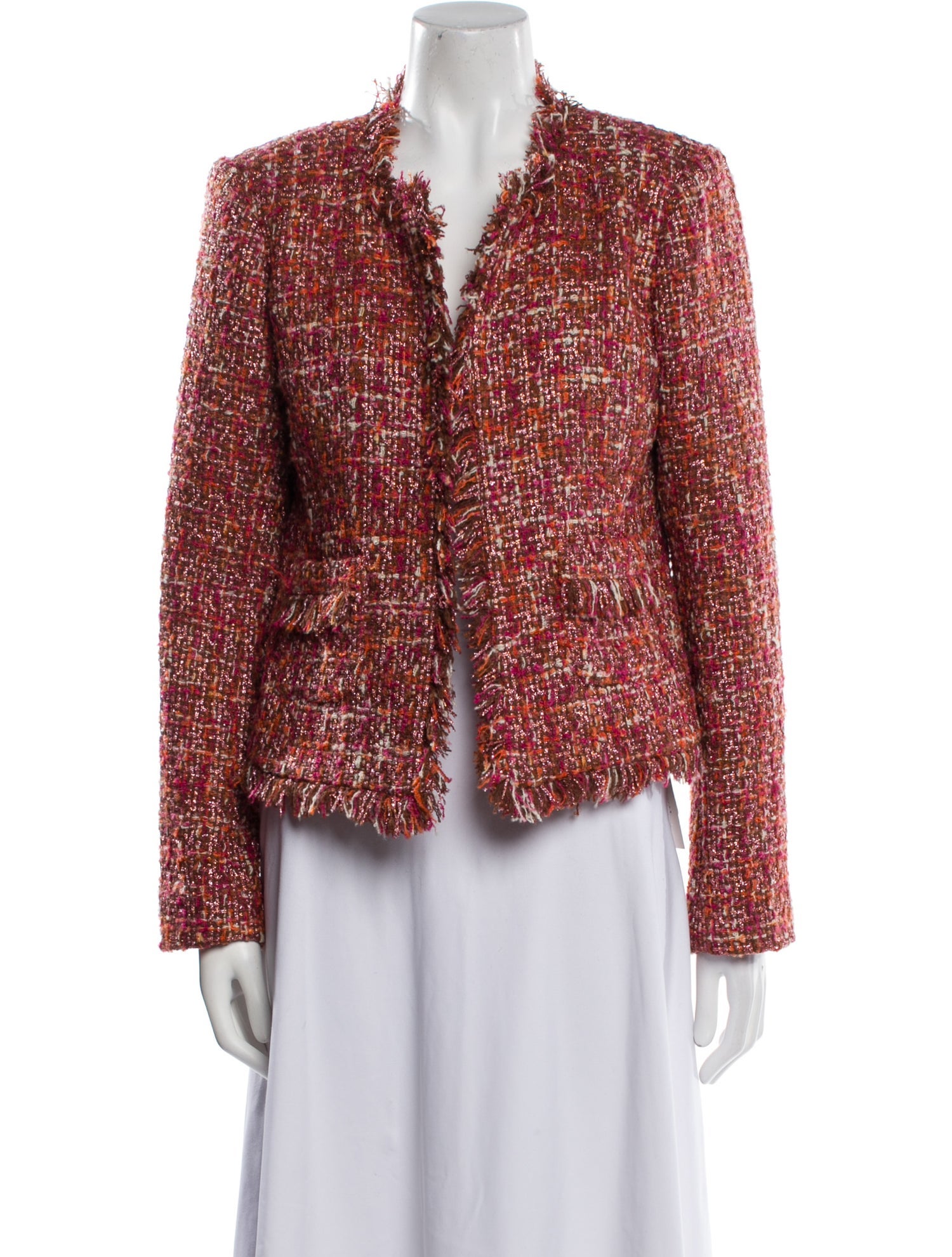 L'Agence Tweed Pattern Evening Jacket w/ Tags