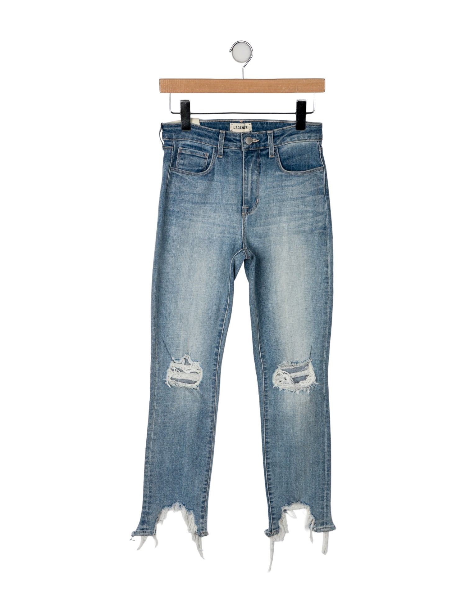 L'Agence Mid-Rise Straight Leg Jeans w/ Tags