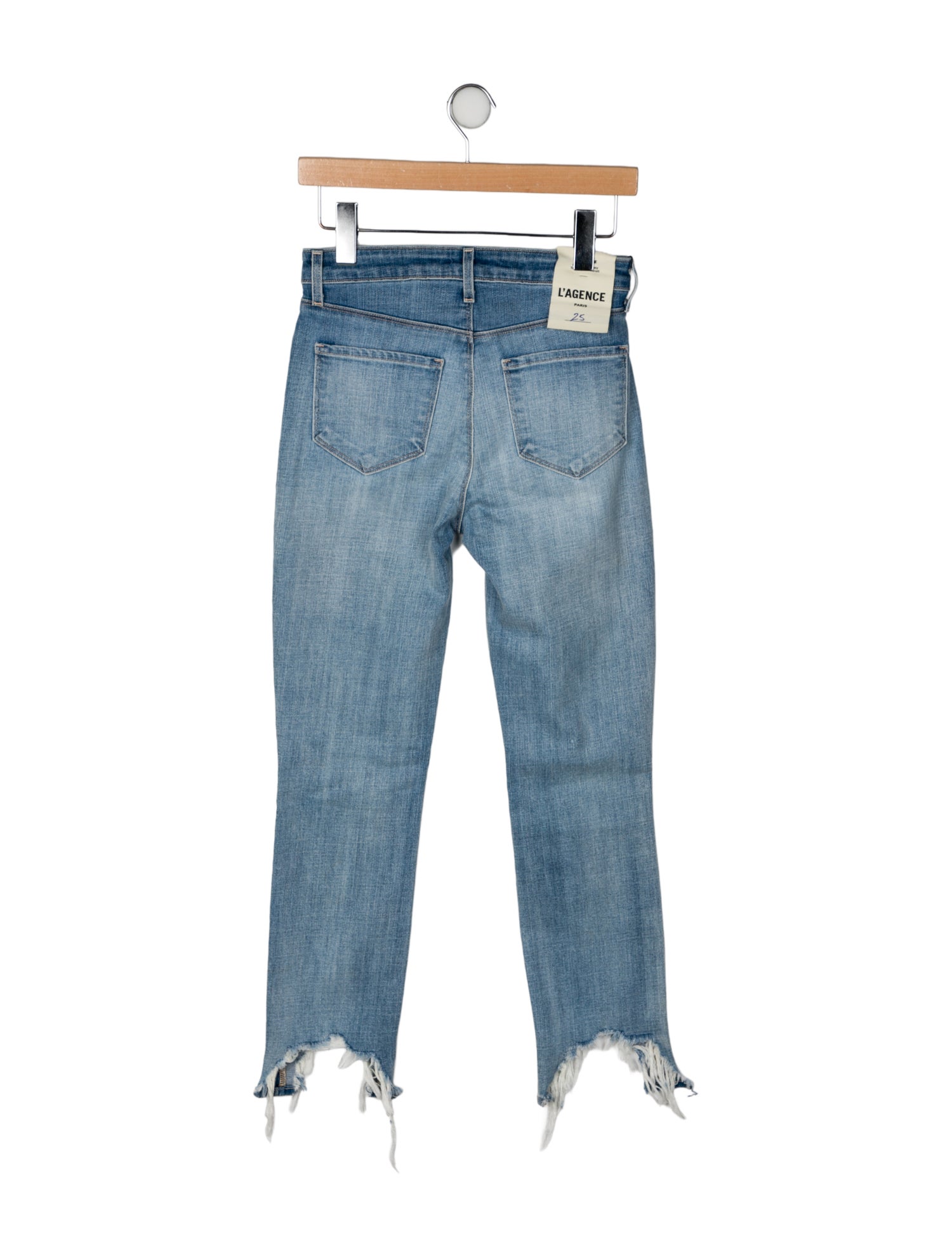 L'Agence Mid-Rise Straight Leg Jeans w/ Tags