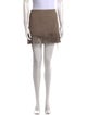L'Agence Lambskin Mini Skirt