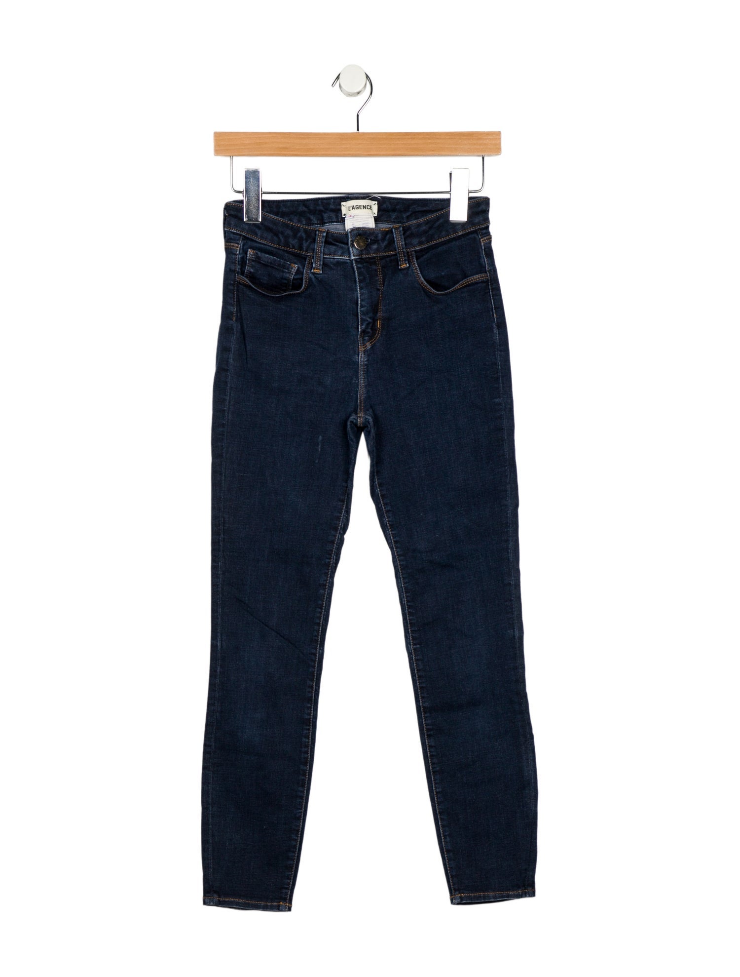 L'Agence Mid-Rise Skinny Leg Jeans