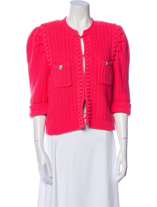 L'Agence Tweed Pattern Evening Jacket