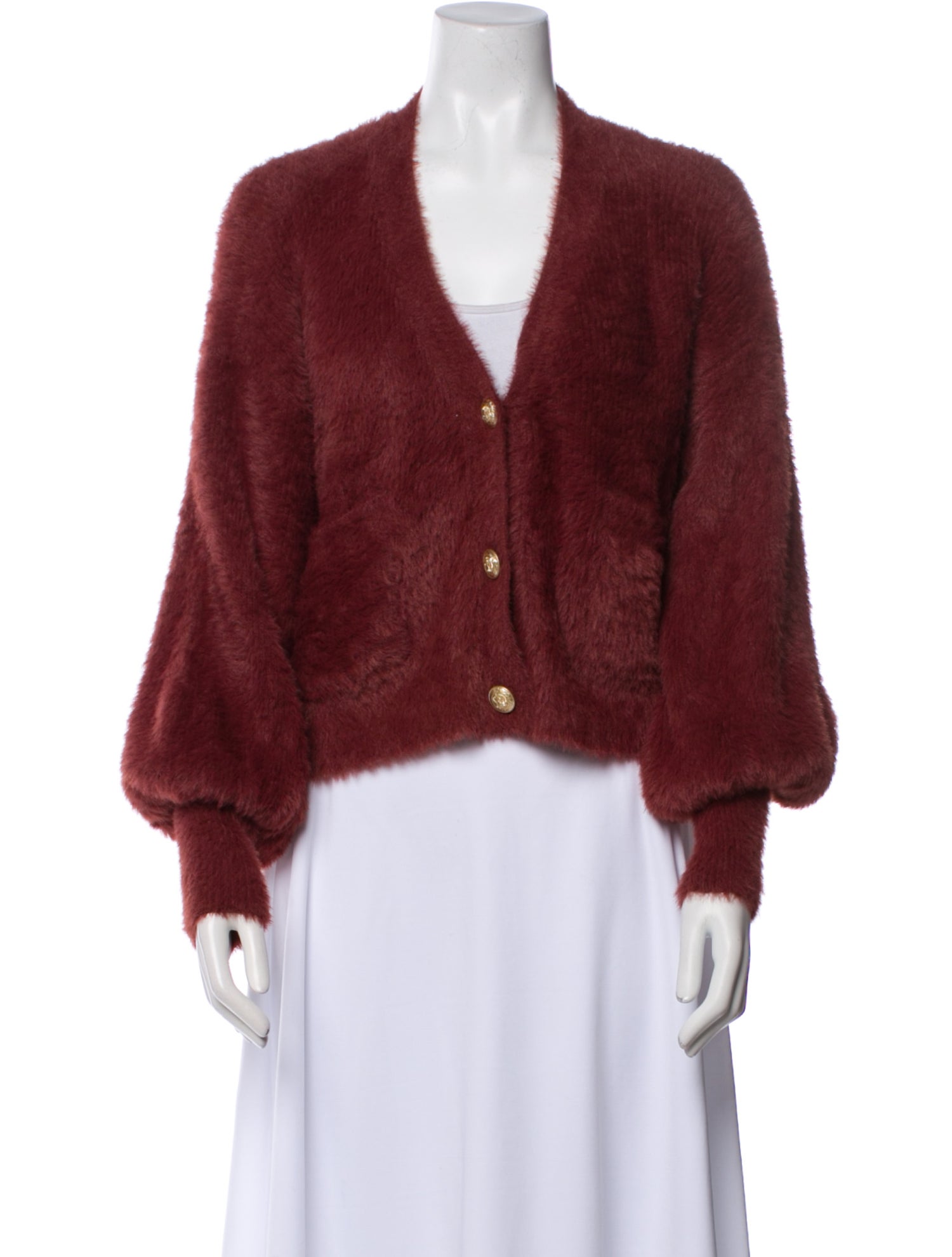 L'Agence Nylon Faux Fur Jacket