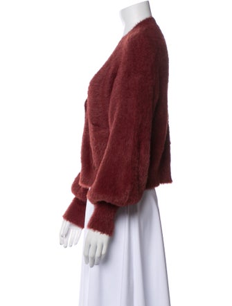 L'Agence Nylon Faux Fur Jacket