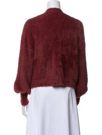 L'Agence Nylon Faux Fur Jacket