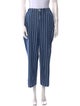 L'Agence Striped Wide Leg Pants